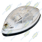 ГФ 2 Б-LED Фонарь габаритный (контурный) овальный; 12/24В светодиод белый 105х48 Евросвет