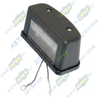 ЕС 12.02 Фонарь освещения номерного знака 12В; б/л черн.пластик Евросвет