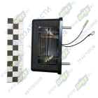 ЕС 12.02 Фонарь освещения номерного знака 12В; б/л черн.пластик Евросвет