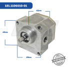 181.1106010-01 Насос топливный предпускового подогревателяWebasto DBW2012, ПЖД Прамотроник 15.8106 и модифик. 7 кг/см2, 20 л/ч ИнТа-Центр