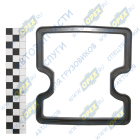 7406.1003270-02 Прокладка клапанной крышки КАМАЗ-ЕВРО С/Ф; 140х145;h=9; (фтор) черная КАМАЗ-УВК