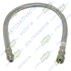 4310-3506060-20 Шланг тормоз. ф17 L=820 Г=М20+К24/Ш=М16+К22 в пружине передний; (L=830 длинный) КАМАЗ-УВК