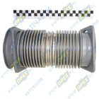 000.4859.255.000 Рукав глушителя (металлорукав) 2 квадр фл 4отв.ф10 дв.Cummins;  L=310 КАМАЗ-УВК