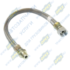 5320-3506060-20 Шланг тормоз. ф19 L=630-650 Г=М20+К24/Ш=М16+К22 в стальной оплетке гибкий КАМАЗ-УВК