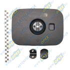 САКД.458201.060 Зеркало боковое КАМАЗ,МАЗ широкоугольное сферическое (250х180) без обогрева (дополнит.) КАМАЗ-УВК