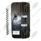 САКД458201.100 Зеркало (ПВХ) боковое КАМАЗ,МАЗ основное сферическое с подогрев.,эл.привод 24V 380х199 КАМАЗ-УВК