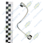 740.50-1111573-90 Трубка (сталь) ф4; L=230 под 2 штуцера ф10 подвода воздуха к корректору КАМАЗ