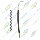 4310-1602590 Шланг тормоз. (РТИ+сталь) ф17 L=470 Ш=М12+К13/Ш=М12+К13 кривой ПГУ на 4310 с угл.нак.90 град КАМАЗ