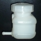 5320-1602560 Бачок (ПВХ) L=75х55х55 1вых (боковой) ф7 глав.цилиндра сцепления с крышкой КАМАЗ