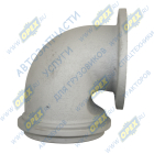 54901-1203009-10 Патрубок (сталь) кривой (1 изг.) ф115х147/ фланец ф90х155 6отв. ф12 L=270 внутр. отв. М12х1,5 турбокомпрессора КАМАЗ