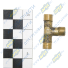 864920 Фитинг Тройник Рнаруж=М10х1/М10х1/М10х1 тормозной системы КАМАЗ; L=21х34 КАМАЗ