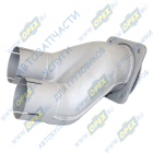 54115-1203035 Тройник L=260 квадратный фланец 4отв.ф10/2 выхода ф96 коробки переключ.газов к глушителю в сб.; (загнутый) КАМАЗ