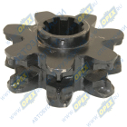 КО-104.01.03.008 Звездочка привода пескоразбрасывателя Z=7/8 шлиц,КО-713, КО-806, КО-823, КО-829 под якорную цепь А1-16х44 Комтехмаш