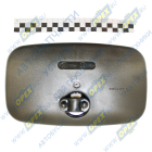 МОД.402 Зеркало (ПВХ) УРАЛ,ПАЗ сфера без обогрева широкоугольное в сборе бордюрное; 270х160 (пласт.корпус) КРУГОБЗОР