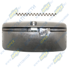 МОД.204-02 Зеркало (ПВХ) основное сфера с подогревом (24В) КамАЗ,МАЗ,Урал,ЛиАЗ,ПАЗ,КрАЗ; 195х415  (24В) фишка 2 плоск.клеммы мод.204-02 КРУГОБЗОР