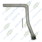 65115-1203013-12 Труба ф90 L=1550; квадрат.фланец 4отв.ф11 кривая, приемная правая Кукмор