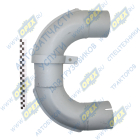 544010-1203032 Труба приемная МАЗ верхний выхлоп (П-обр.,L=875 ф110/ф115) Кукмор