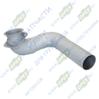 54115-1203014-40 Труба приемная L=730 ф90 квадратн.фл 4отв.ф10 левая КаМАЗ-ЕВРО-55111,53212 Кукмор