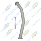 4320Я-1203010 Труба приемная L=860 ф64 квадр.фл 4отв.ф12/треуг.фл.3отв.ф10 передняя правая дв.ЯМЗ Кукмор