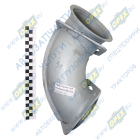 943255.1203011-03 Труба ф120 L=410; 2 квадрат.фланца 4отв.ф12 приемная КАМАЗ передняя Кукмор