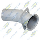 6522.1203090 Труба выпускная L=415; квадрат.фланец; 4отв. Кукмор