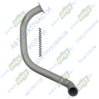 4320Я.1203011 Труба приемная L=1250 ф65 квадрат.фланец 4отв.ф10 задняя левая дв.ЯМЗ Кукмор