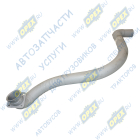 94326.1203014-11 Труба приемная L=1870 ф90 квадр.фл. 4отв. ф10 задняя левая КАМАЗ-4326 Кукмор