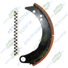 Л.4301-3501090-01 Колодка тормозная передняя ГАЗ-3307,3309,4301 L=430 s=80 (340х250х82); (накладка ВАТИ) Лимон