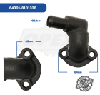 64301-8101338 Фланец шланга отопителя от блока цилиндров (D=18 мм) МАЗ