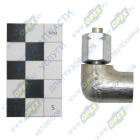 544004-5009064 Фитинг (угольник); Рвнутр=М12х1,25/Г=М12+К14 L=39х27 (переходник на насос Weber) МАЗ