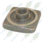 504Н-2902449У Вкладыш(сухарь) рессоры (подпятник) 106х106х23 со штифтом d=40 h=18 МАЗ