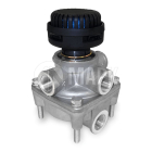 11-3518010-10 Клапан ускорительный (Maх 1,0 МПа;резьба М22х1,5) ЗиЛ,КамАЗ,МАЗ; с шумоглушителем МАРК