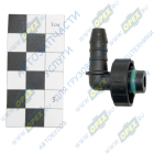 D12-ID8-90 8x10 Фитинг Штуцер топливный быстросъемный 90° (под трубку ф10) МАРК