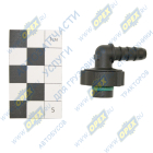 D12-ID6-90 6x8 Фитинг Штуцер топливный быстросъемный 90° (под трубку ф8) МАРК