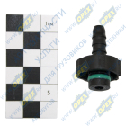 D12-ID6-180 6x8 Фитинг Штуцер топливный быстросъемный 180° (под трубку ф8) МАРК