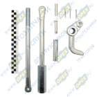 6520-8505001 Запор борта заднего L=135 S=50; 1отв.ф14/1 МАРК