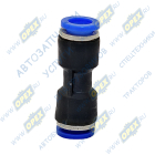 PUC8 Фитинг (штуцер) прямой; трубка ф8/ф8мм (цанга) BPW (1970-2020), MAN Bus (1970-2020), UNIVERSAL (1970-2020), MB Actros MP4 (2011-2020); пластик МАРК