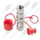 БРС  YH-904 FF G3/4 БРС JCB муфта UNF 3/4"-12 тип F (мама) HQ12-F-12S МЗПО