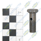 240-3509233 Болт-штуцер М10х30х1 Р=15 К=16/17 1отв. штуцера маслопровода компрессора ЗИЛ-5301, с/и ММЗ