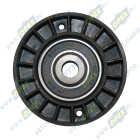 406-1308080 Ролик (ПВХ) натяжной посад. ф12 наружн. ф80 H=30 в сб. с подшипником 180204 ЗМЗ-405,406,409 GAZ 3110 2.3 i [ZMZ-4062.10] 150 hp 1997-2004 GAZ 2217 124; (усиленный) Моторъ