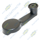 54327-6104064 Ручка стеклоподъемника МАЗ в сборе с наконечником (L=120; фвнутр=11 мелкий шлиц,ПВХ) ОЗАА