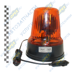 С 24-21М Маяк проблесковый оранжевый 24в (на магните) ламповый ø180.5, h=208; в прикуриватель (лампа 24-21) САКУРА