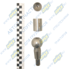 200-3003065-66-67-СПЕЦМАШ РМК пальца рулевого (шарового) L=114 dшара=44, М18х1,5 МАЗ, КрАЗ,УРАЛ,ЛАЗ (рулевого наконечника); (палец, сухари, пружина, гайка) СПЕЦМАШ