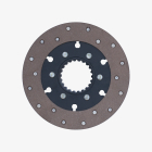 Т25-1601160-В2 Диск сцепления ф230; шлиц=22; фшлица=68х4, ведомый муфты ВОМ Т-40 ТАРА