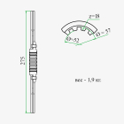 ДСШ14.21.021-2 Диск сцепления ф275; шлиц=18; фшлица=58х5, ведомый Т-16 ТАРА