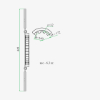 18-14-135СП Диск сцепления ф445; шлиц=32; фшлица=170х10; ведомый Т-130.Т-170 ТАРА