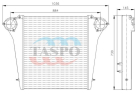 6520T-1170300-063 Охладитель надувочного воздуха КАМАЗ 6520 ТАСПО
