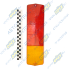 Р355-001 Рассеиватель фонаря заднего левый КАМАЗ,МАЗ,ЗИЛ; (2 болта) ТЕХАВТОСВЕТ