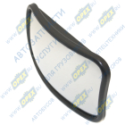 58.8201020-10 Зеркало (ПВХ) УРАЛ,ПАЗ сфера без обогрева широкоугольное в сборе бордюрное; 252х156 Тимер