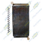 64221-8101060 Радиатор отопителя МАЗ-6422,4370; (медный 4-рядн.) 2 выхода ф20 ШААЗ